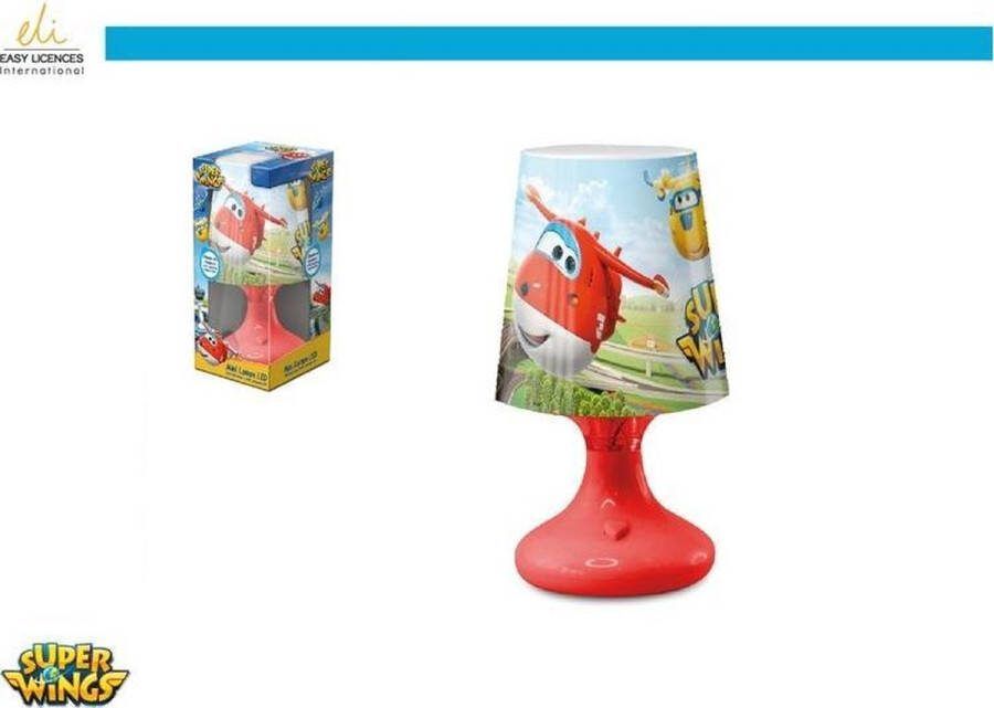 Disney Super Wings Nachtlampje kinderen Rood 18cm