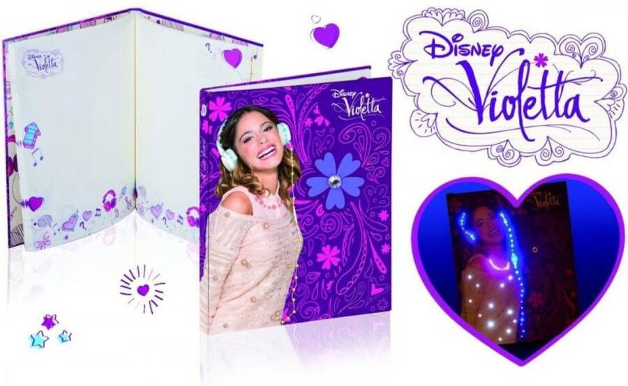 Disney Violetta Lichtgevend Dagboek