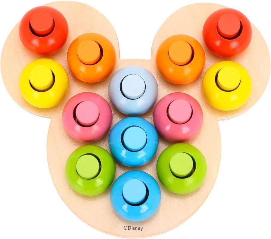 Disney Vormenspeelbord Mickey Mouse 22 X 19 4 Cm 28-delig