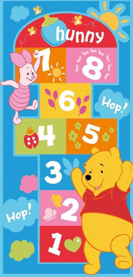 Disney Winnie the Pooh Winnie de Poeh Speelkleed Cijfers- 67 x 140 cm