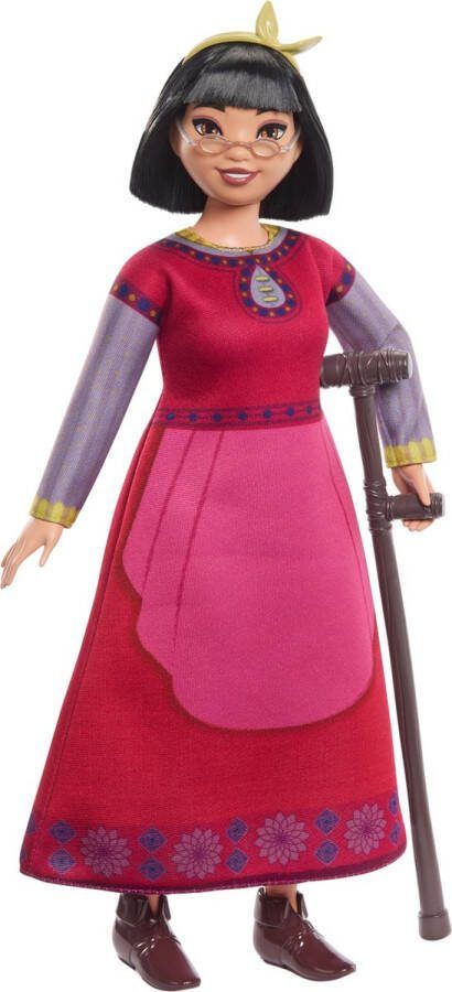Disney Princess Disney-modepop MATTEL D-XIN DOLL Rode jurk 7 scharnierpunten