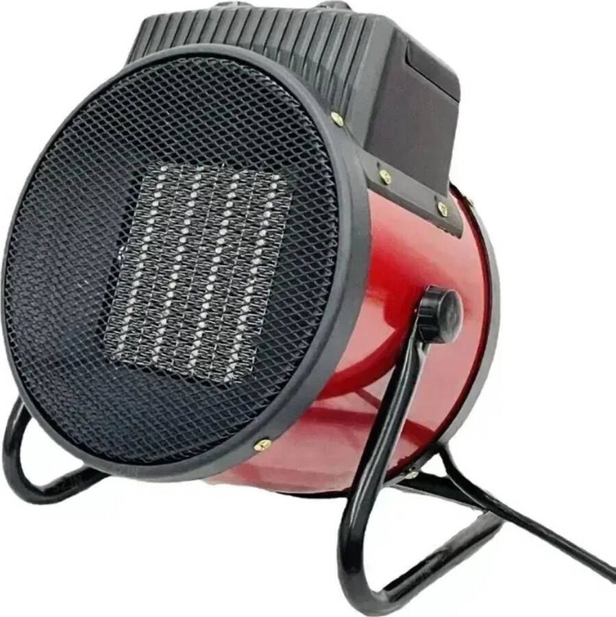 Divencie Elektrische Kachel Verwarming elektrisch Waterbestendig Knop Bediening 3 Standen Tot 25m2 3000 watt Rood