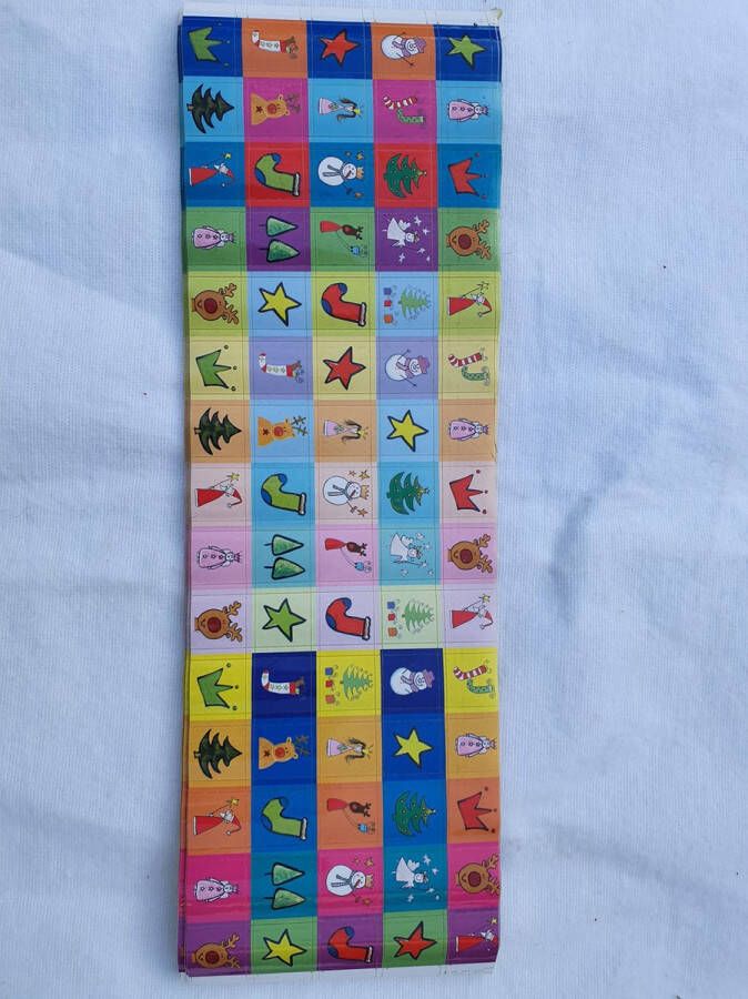 Kerst stickers 2x2cm(15000 stuks )