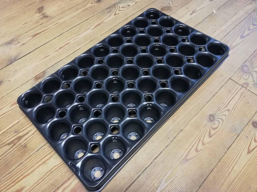 1 x Stevige Zaaitray Hard Plastic 45 cellen (30x51 cm)- ZEER DUURZAAM Kweekbak Zaaibak Kweektray Stektray