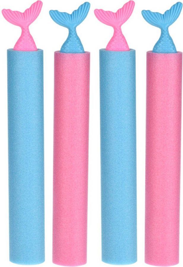 10x Waterpistool waterpistolen zeemeerminnen waterspuit 36 cm