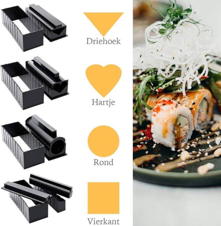 Merkloos Sans marque 11-delige Sushi Maker Sushi kit Sushi maker set