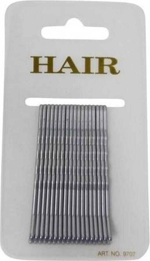 Merkloos Sans marque 90x Schuif haarspelden zilver 6 cm haar accessoires schuifspelden