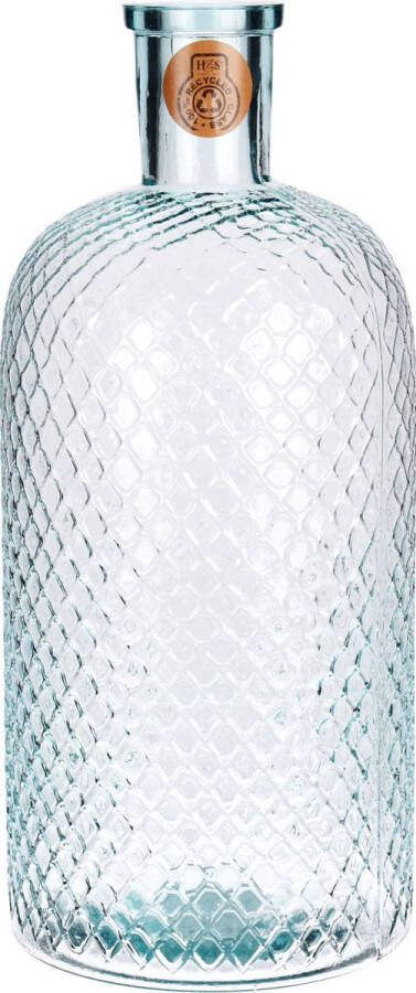 Merkloos Sans marque 1x Glazen vaas vazen 8 liter van 19 x 42 cm Woondecoratie accessoires Home deco Bloemenvazen Glazen vazen voor bloemen en takken