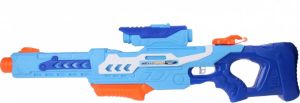 Merkloos Sans marque 1x Waterpistolen waterpistool blauw van 77 cm kinderspeelgoed waterspeelgoed van kunststof grote waterpistolen