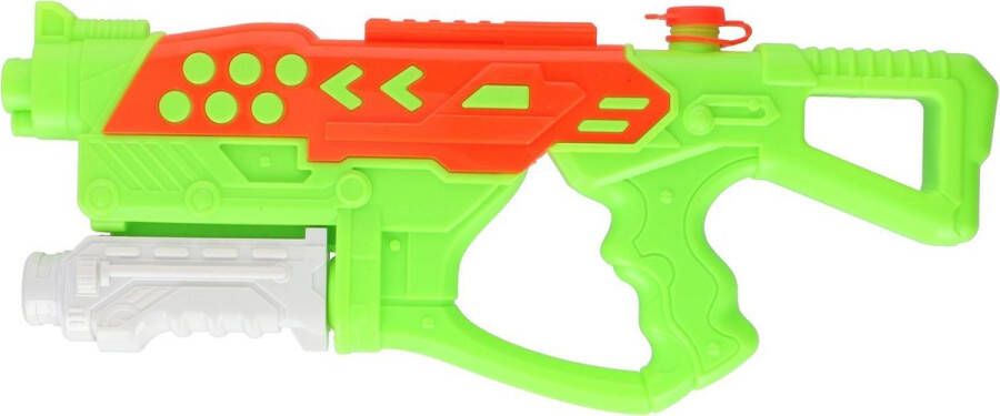 Merkloos Sans marque 1x Waterpistolen waterpistool groen van 42 cm kinderspeelgoed waterspeelgoed van kunststof