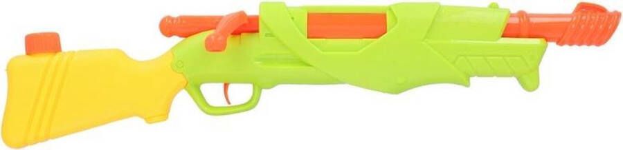 Merkloos Sans marque 1x Waterpistolen waterpistool groen van 52 cm kinderspeelgoed waterspeelgoed van kunststof 212 ml