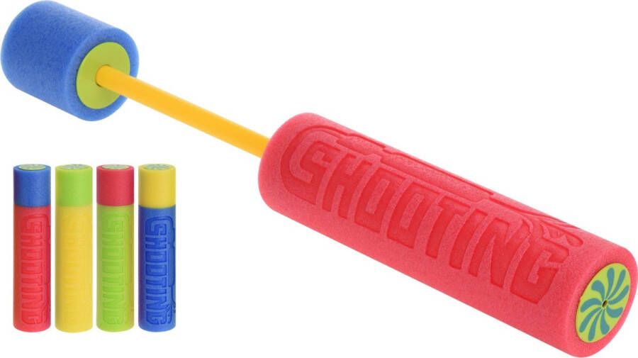 Merkloos Sans marque 2 Stuks speelgoed waterpistool van foam 32 cm 2x stuks Foam waterspuiters