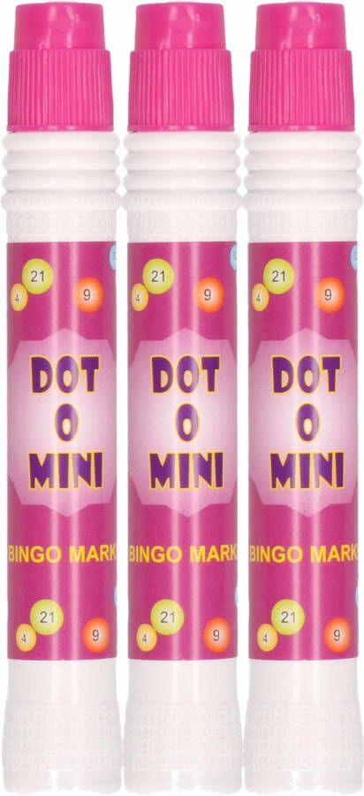 Merkloos Sans marque 3x Bingo stiften markers paars