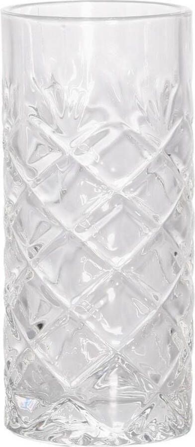 Merkloos Sans marque 6x Longdrinkglazen drinkglazen transparant 250 ml 6-delig frisdrankglazen sapglazen