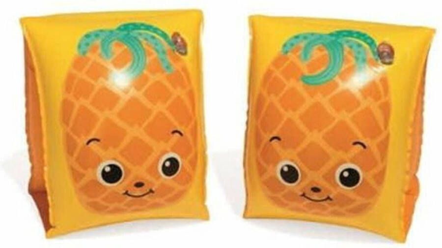 Merkloos Sans marque Bestway zwembandjes Ananas 5-12 jaar 15 x 30cm