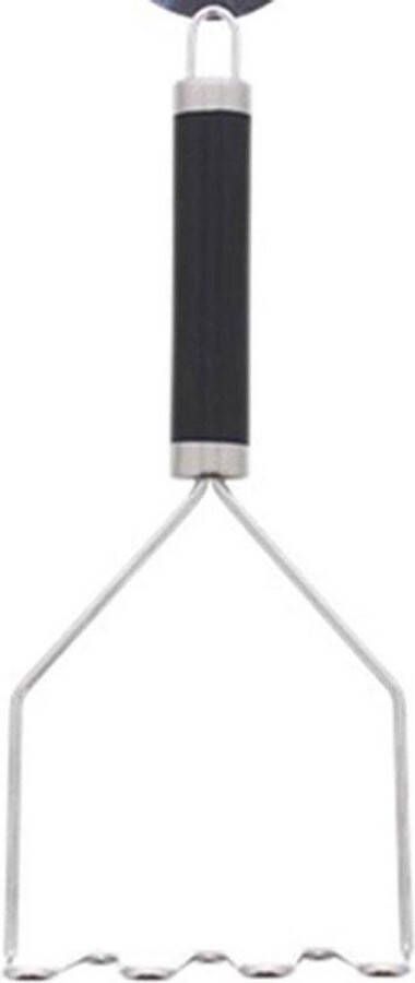 Merkloos Sans marque Aardappelstamper Zwart Zilver Metaal l 24 cm