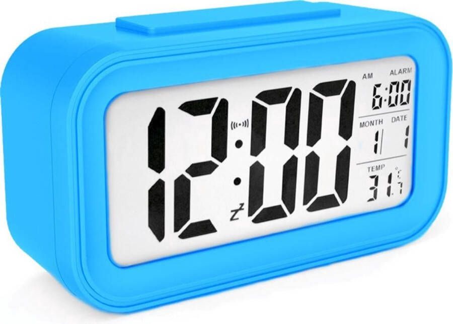 Merkloos Sans marque AC18 Clocks digitale wekker Alarmklok Inclusief temperatuurmeter Met snooze en verlichtingsfunctie Roze