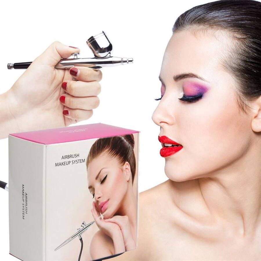 Merkloos Sans marque Airbrush Makeup Startset Cosmetica Makeup Oogschaduw foundation blush en contoure Makeup tool