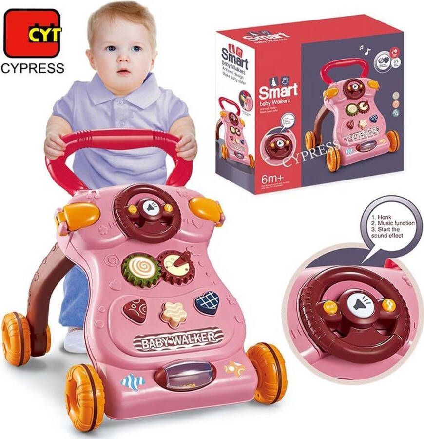 Merkloos Sans marque Baby loopwagen Educatief babyspeelgoed Looptrainer