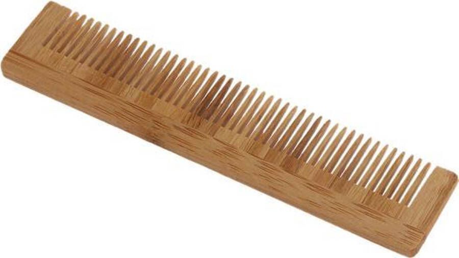 Merkloos Sans marque Bamboe kam bamboo comb biologisch afbreekbaar natuurlijk hout duurzaam
