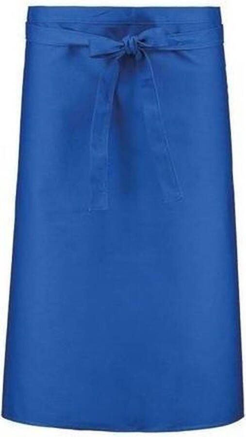 Merkloos Sans marque Benza Schort Kokssloof Neutraal Blanco Kobaltblauw (96 x 71 cm)