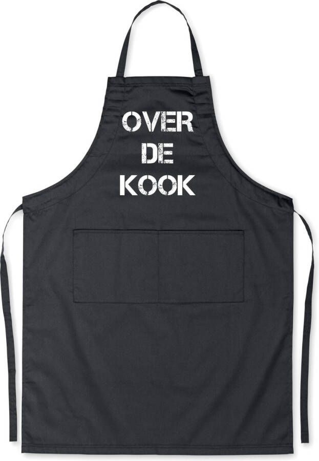 Merkloos Sans marque Benza Schort Over de kook Grappige Leuke Mooie Luxe Keukenschort Zwart