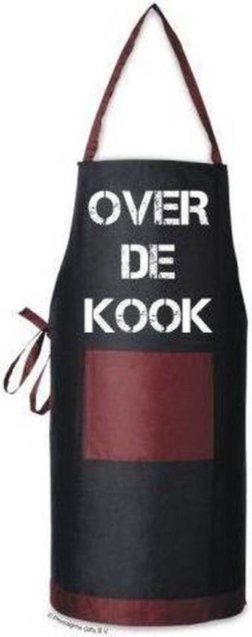 Merkloos Sans marque Benza Schort Over de kook Grappige Leuke Mooie Luxe Keukenschort Zwart Rood