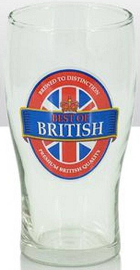 Merkloos Pint Best of British Bierglazen