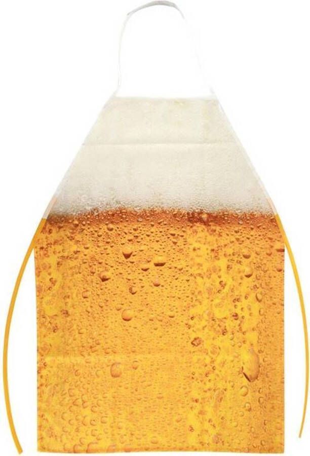 Merkloos Sans marque Bierschort | bier gadgets | bier schort voor mannen | Vaderdag cadeau
