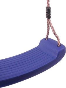 Merkloos Sans marque Blauwe schommel 40 cm voor kinderen Buitenspeelgoed Schommelen Speeltoestel schommelzitje