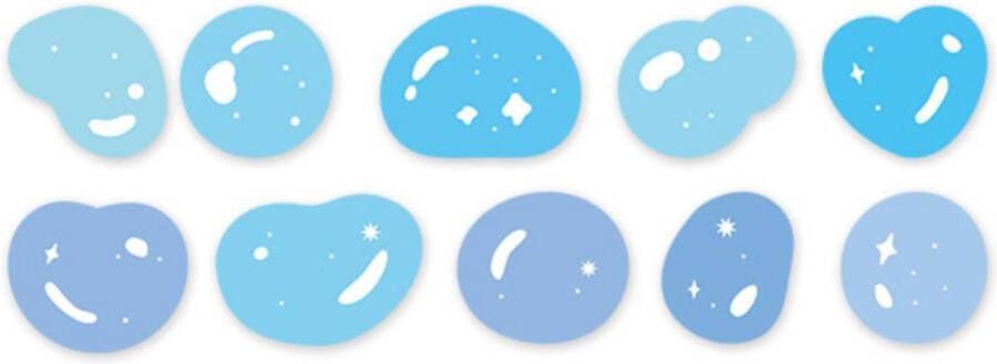Merkloos Sans marque Blauwe Washi Tape Stippen | To Do Dots | Takenlijstjes Maken | To Do Lijstjes | Journalling | Bullet Journal | Journals | Plakboeken | Stickers | Bullet Points | Masking Tapes | Washi Tapes | Organiseren | Gezichten Emoticons | Blauwe Jelly Beans