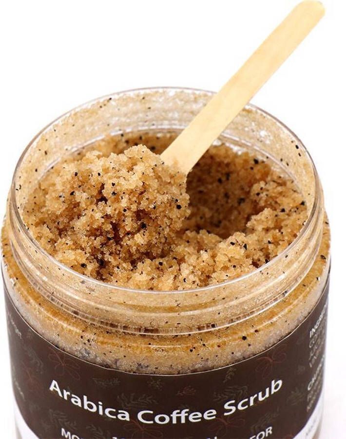 Merkloos Sans marque Body scrub Arabica Coffee Natuurlijk Bodyscrub -Scrub Scrubzout Scrub gezicht