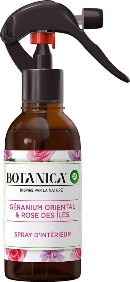 Merkloos Sans marque Botanica interieurspray Oosterse Geranium en Rozen Kamerspray 236 ml Rituals Inspired