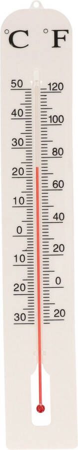 Merkloos Sans marque Buiten thermometer wit 39 cm Kunststof tuinthermometers Tuin artikelen