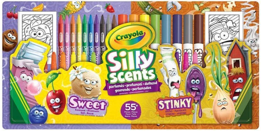 Crayola Silly Scents Hobbypakket Kleuren Met Geuren 55 Stuks