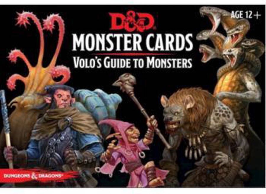 Merkloos Sans marque D&D Monster Cards Volo's Guide to Monsters