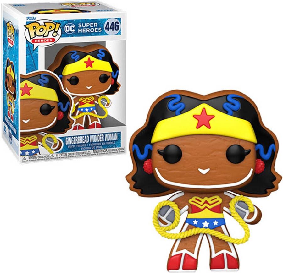 Funko Pop! DC Comics Wonder Woman #446 Gingerbread Kerst Holliday Edition exclusive
