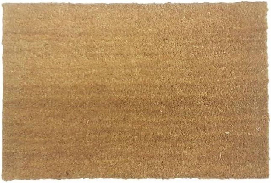 Merkloos Sans marque Deurmat EMMY Bruin Kokosmat 60 x 40 cm