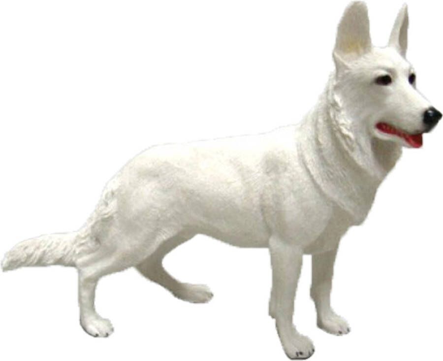 Merkloos Sans marque Dierenbeelden Duitse herder hond Decoratie beeldje 15 cm