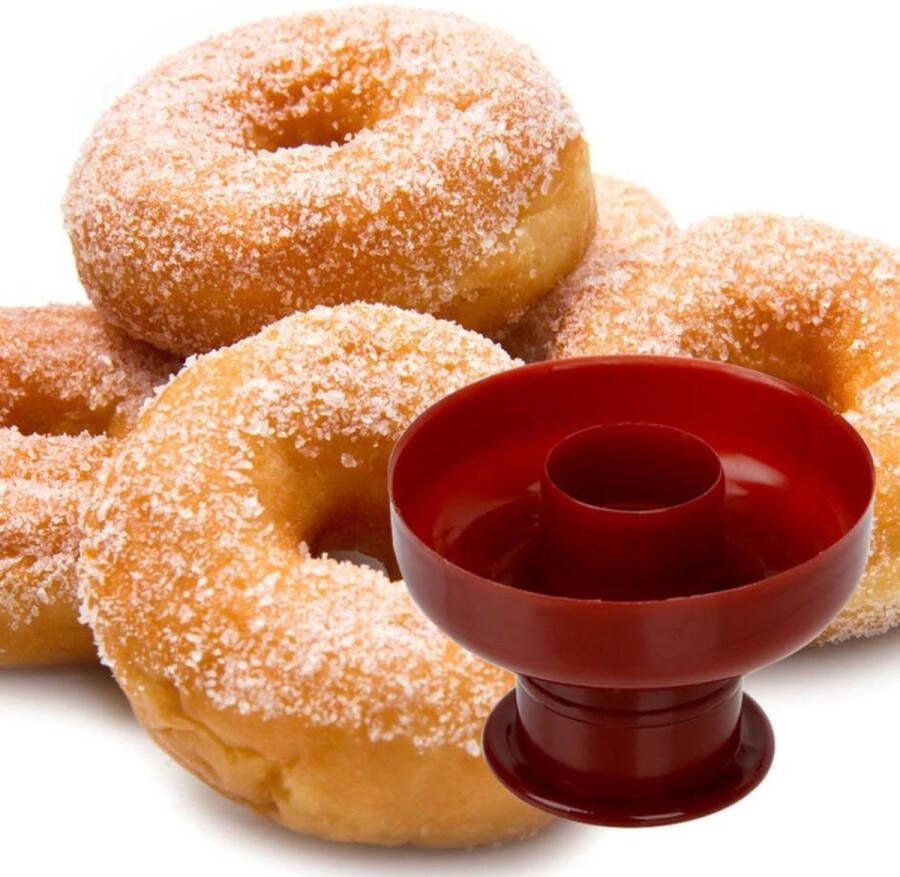 Merkloos Sans marque Donut vorm Uitsteekvorm Donut maker Bagel mal Bakvorm Donutvorm Bruin