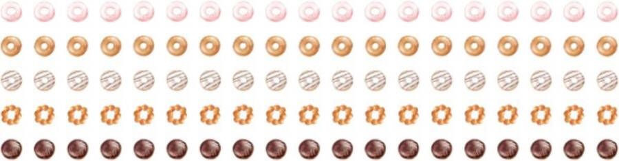 Merkloos Sans marque Donuts en Snoepgoed Stippen Washi Tape Stickers | Leuke To Do Dots | Bullet Points | Takenlijstjes Maken | Organizing | Organiseren| Taken lijst Maken | Planning | Planner Maken | Plannen | Bullet Journal | Journalling | Masking Tape