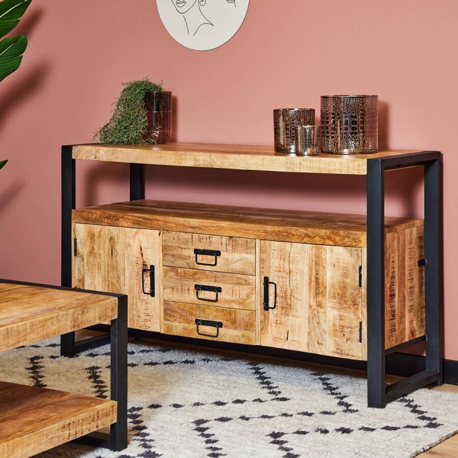 Dressoir modern Dressoir Ben Dressoir kast naturel 135 cm