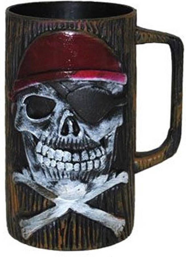 Merkloos Drink beker mok piraten print van plastic Bierglazen