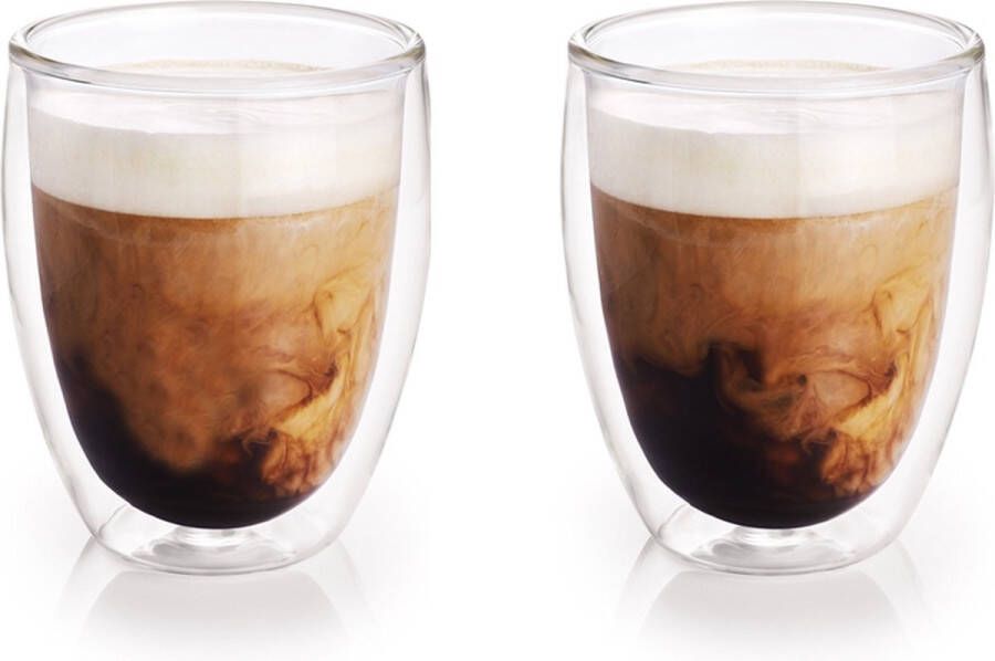 ASTO Products & Service Drinkglas Thee koffie dubbelwandig zonder oor