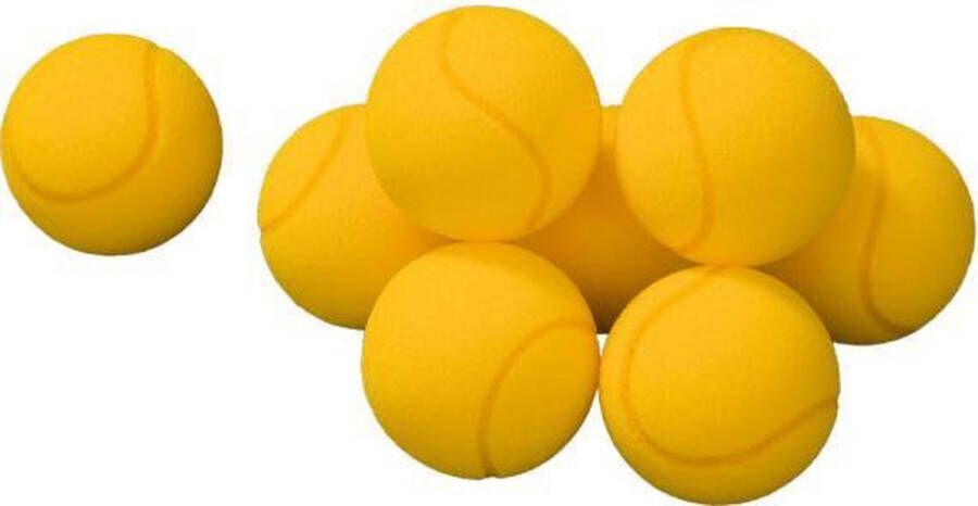 Merkloos Sans marque Dynamic Tennisbal | Foam tennisbal | set van 5 stuks| dia 70 mm