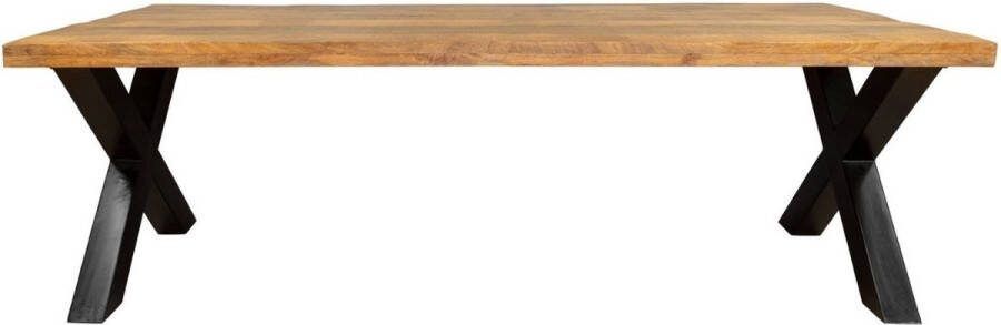 Merkloos Sans marque Eetkamertafel Denver | Rechthoek X-poot | 220 cm