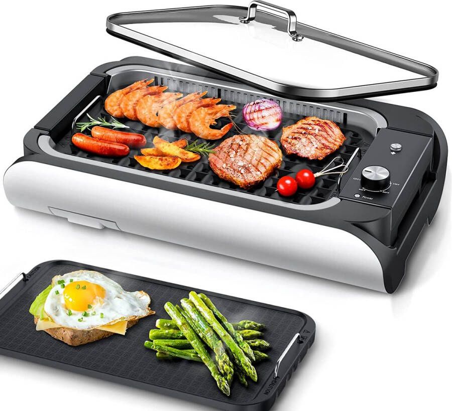 Merkloos Sans marque elektrische Grillplaat Multifunctionele Grill Hoge prestatie