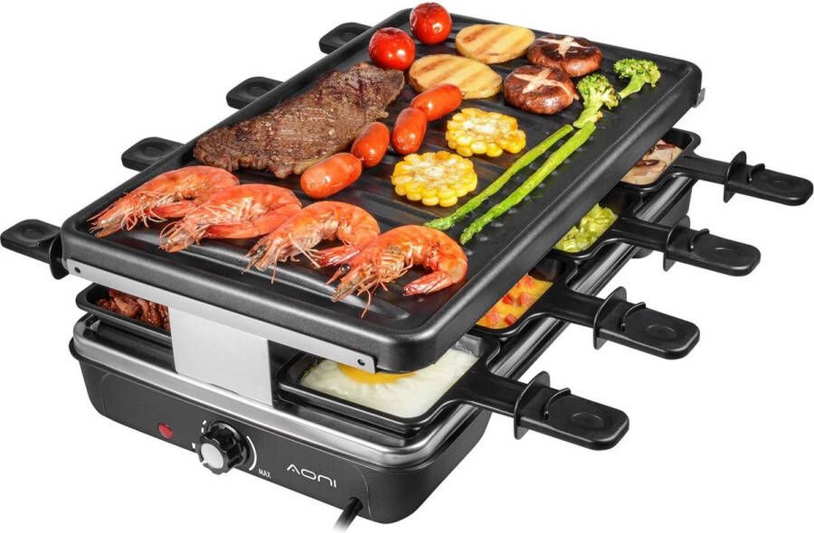 Merkloos Sans marque elektrische Grillplaat Multifunctionele Grill Hoge prestatie