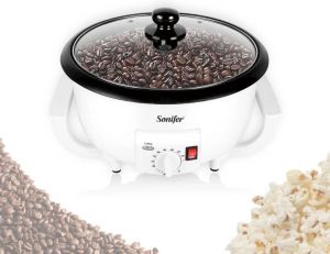 Merkloos Sans marque Elektrische Koffieboon Machine | Pinda bonen koffie roosteren | Popcorn maker | Noten roosteren | Koffiemolen