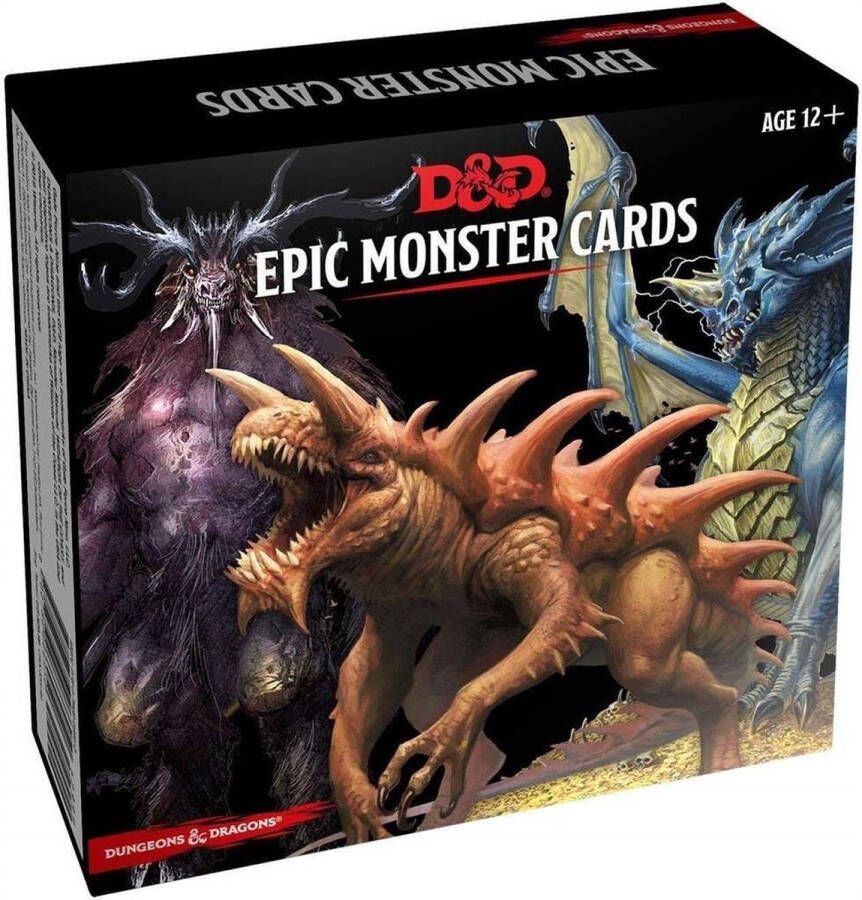 Dungeons & Dragons cartes Monster Cards: Epic Monsters *ANGLAIS*